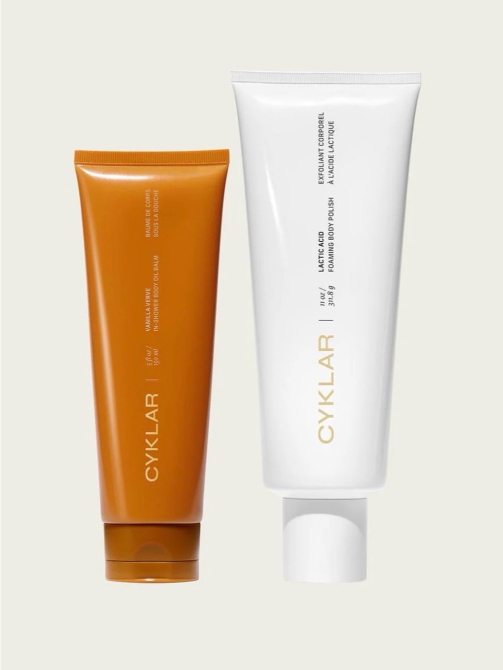 CYKLAR Vanilla Verve Everything Shower Set Body Polish + Oil Balm NEW